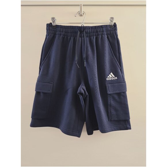 NWT Mens Adidas Essentials Cargo Sweat Shorts - Size Small - Waist 28" - Picture 2 of 6